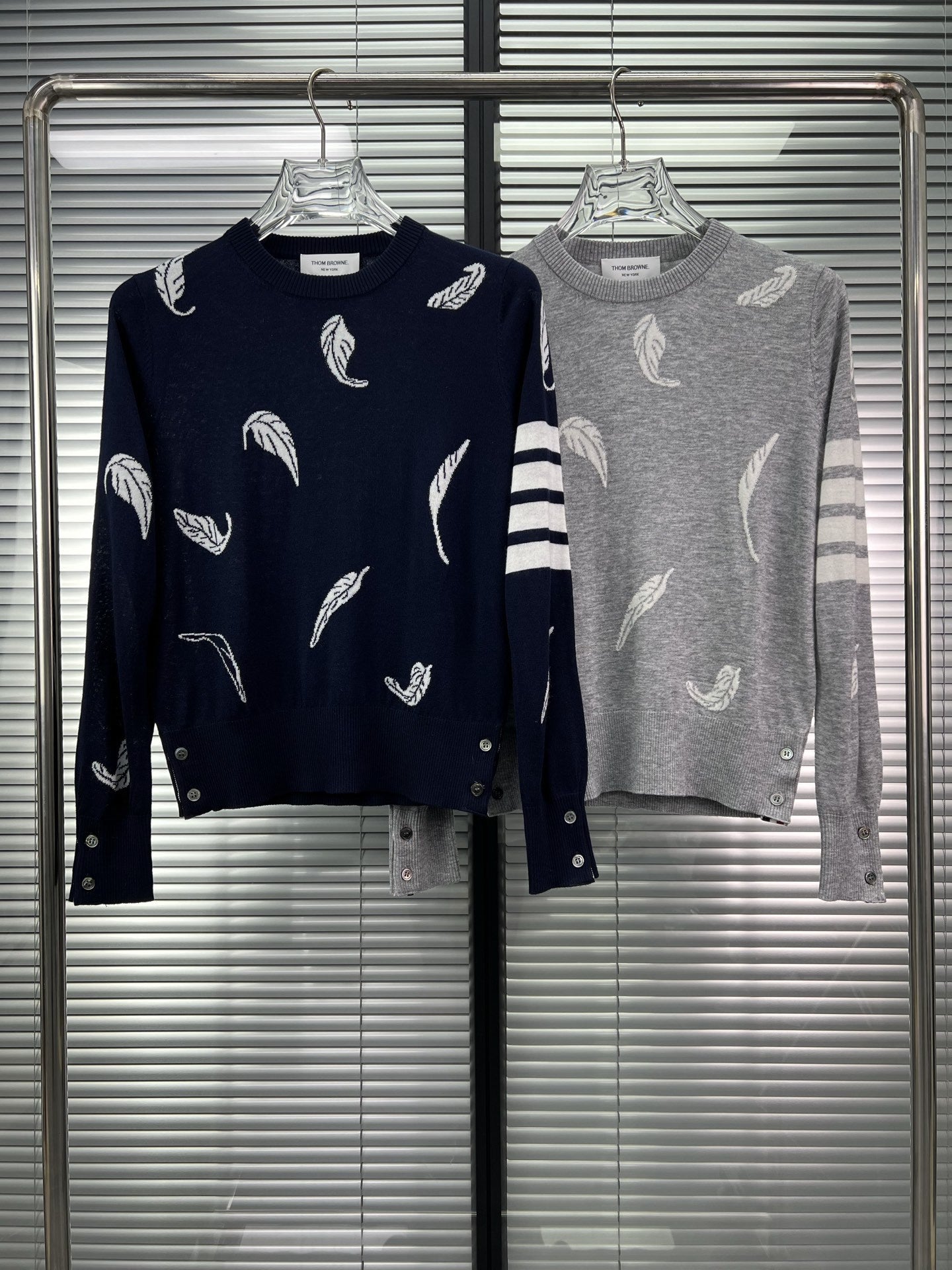 2025SS feather embroidered sweater THOM TREND