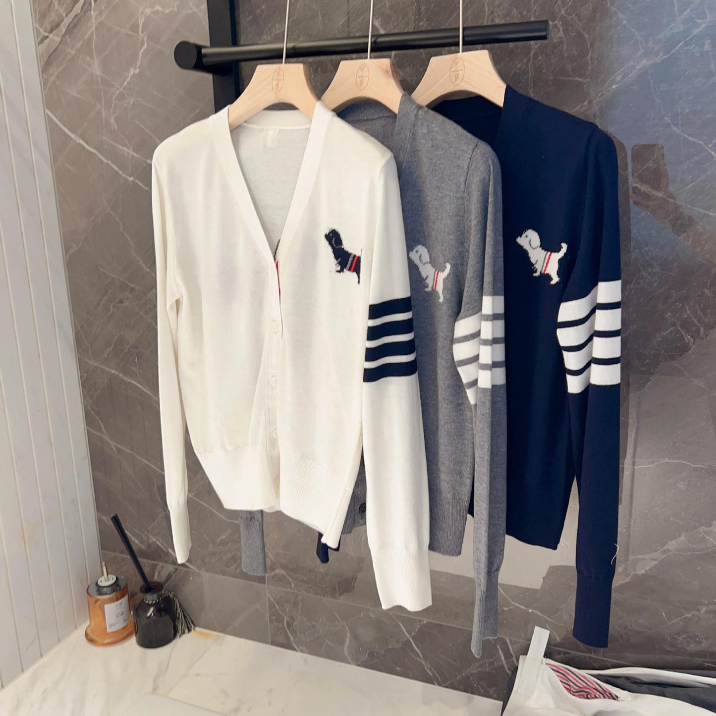 Women's jacquard cardigan sweater（副本） THOM TREND