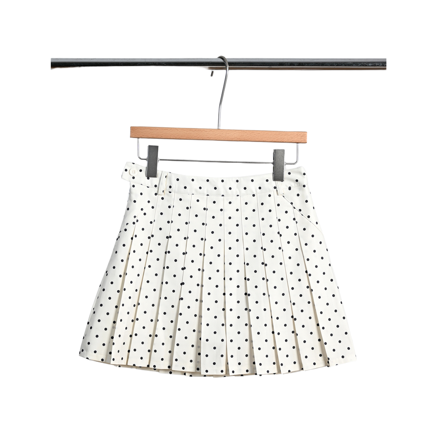 Polka dot high-waisted skirt THOM TREND