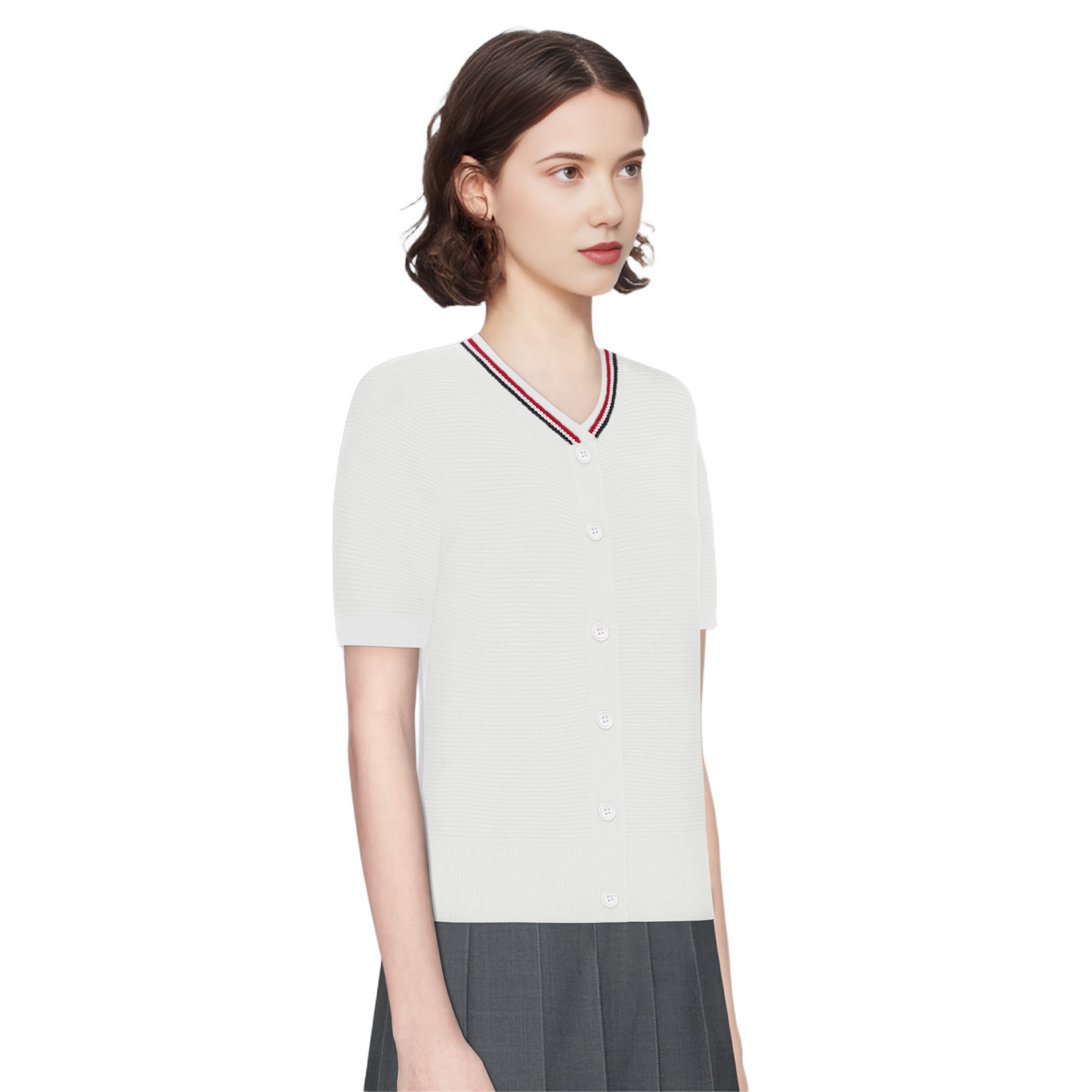 Women's Knitted Wool POLO Shirt（副本） THOM TREND