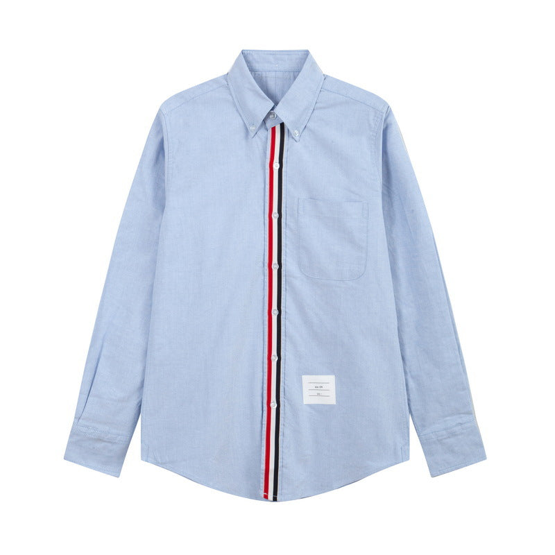 Red, White and Blue Wrap Ribbon Shirt（副本） THOM TREND
