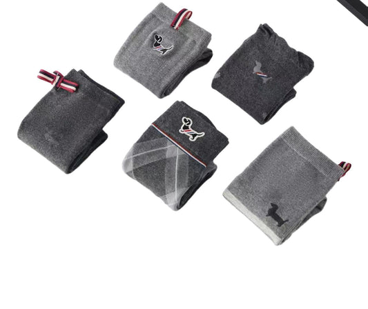 2025SS Dog charm embroidered socks  TREND