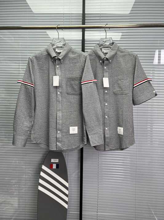 Men's Seersucker Shirt THOM TREND