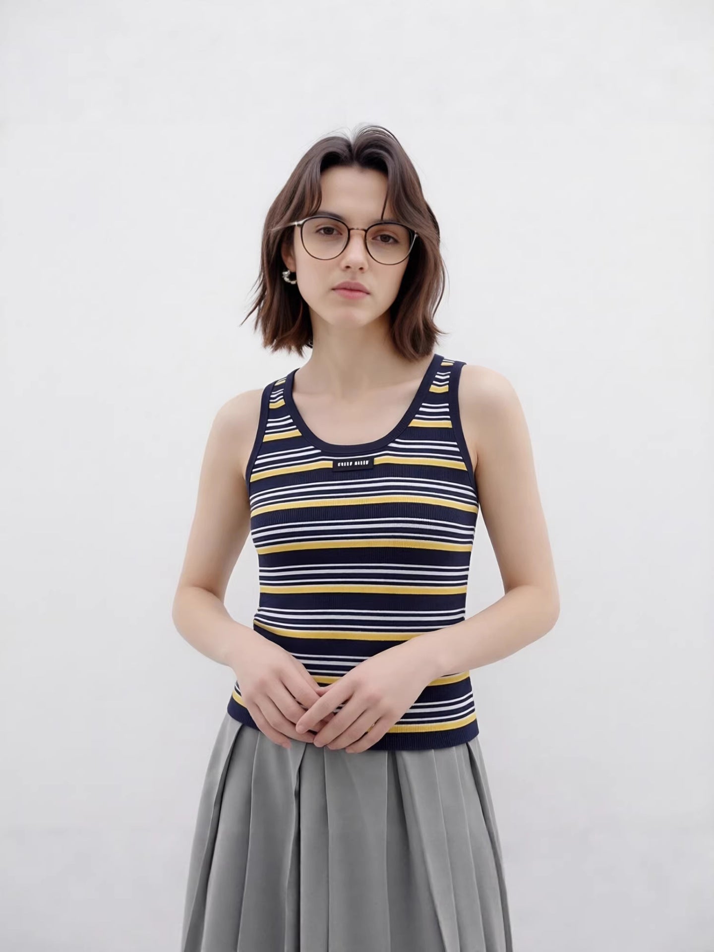 Striped Sleeveless Tank Top
