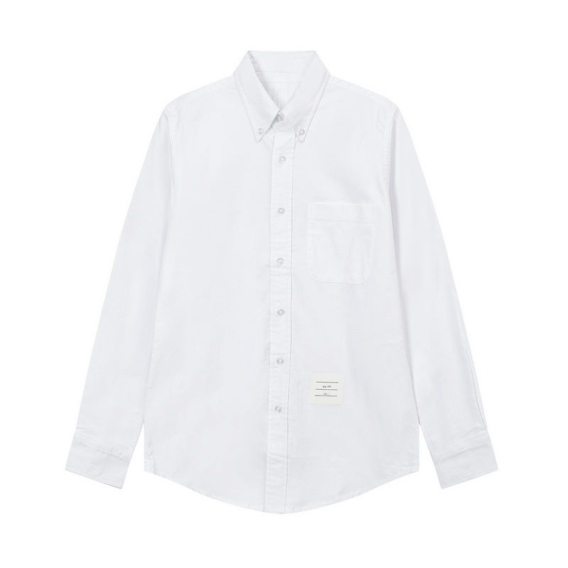 White shirt with webbing cuffs THOM TREND