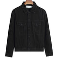 Off-White Black Tonal Handshake Arrow Denim Jacket for Men