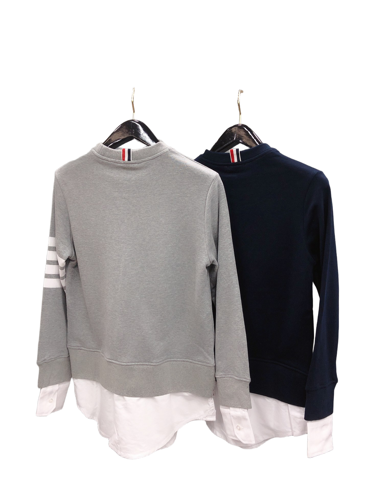 2025SS Unisex fake two-piece sweatshirt THOM TREND