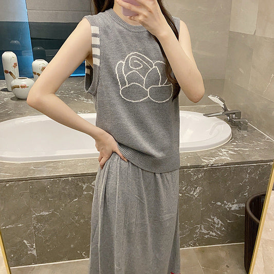 Chest flower vest Women's vest