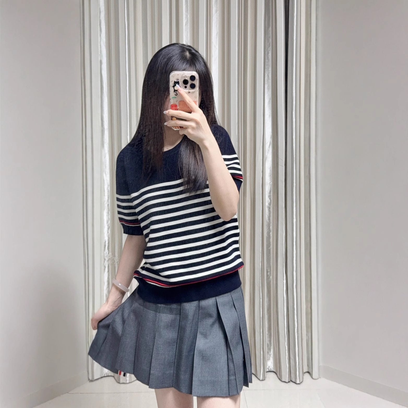 Puppy embroidered short sleeves（副本） THOM TREND