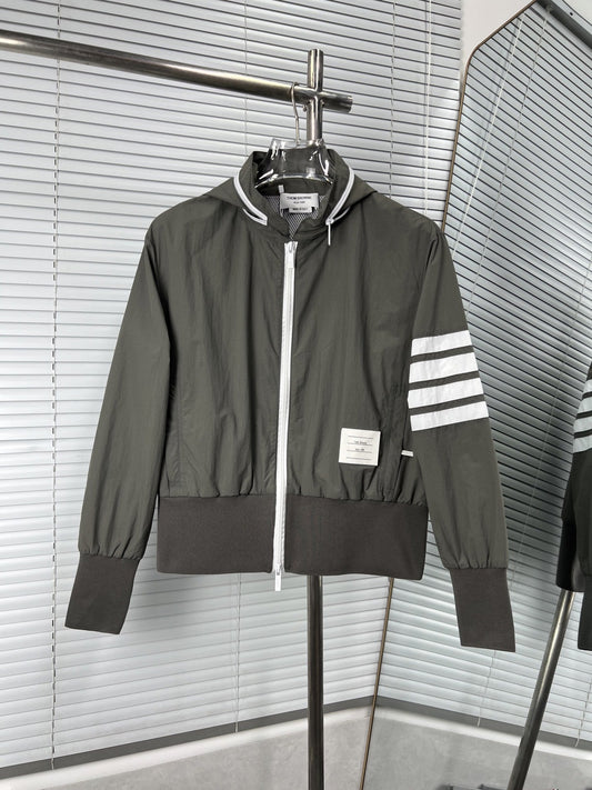 2025SS striped zip-up jacket THOM TREND