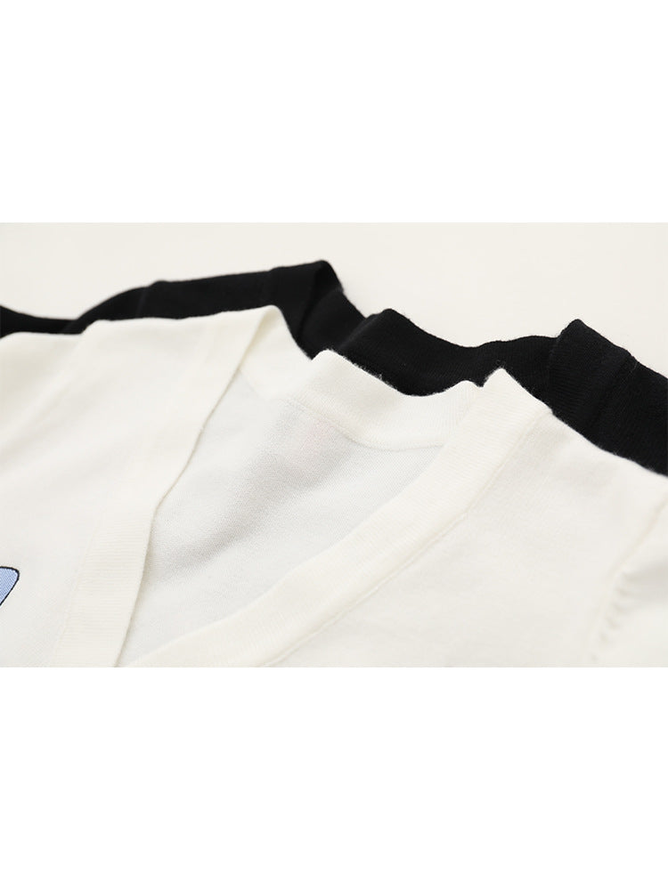 Women's V-neck cardigan