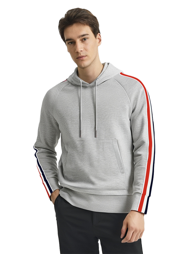 2025SS  Color-blocked hoodie THOM TREND