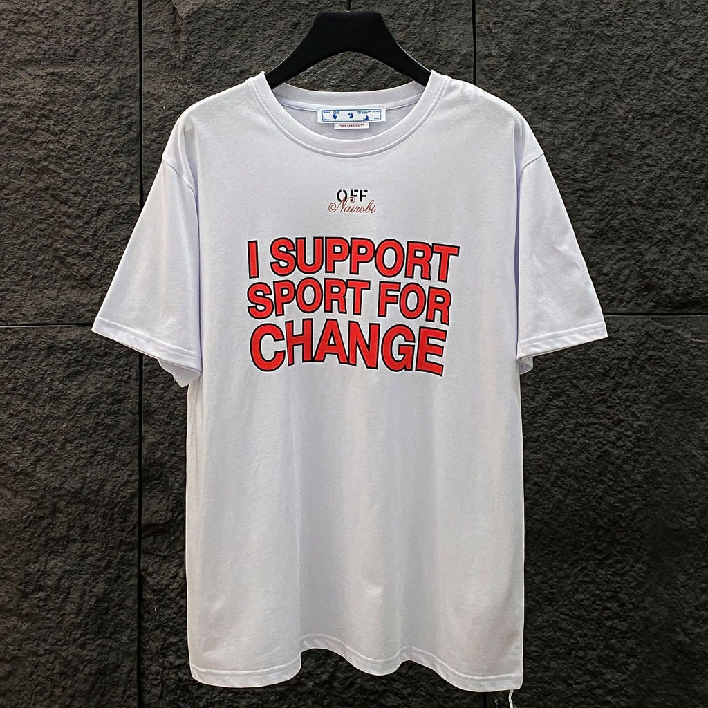 Off-White Star Wand Cartoon Devil Back Print Cotton T-Shirt - White product detail view