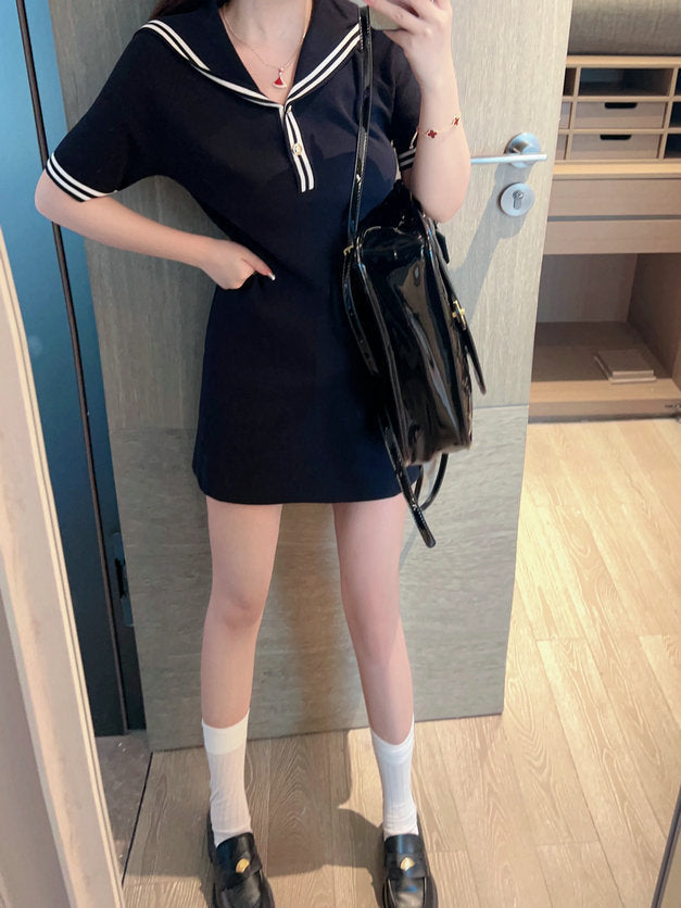 New Sailor Knit Dress THOM TREND