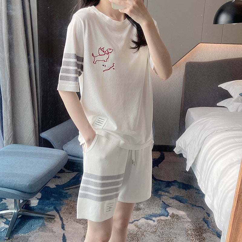 Ladies knitted short sleeves