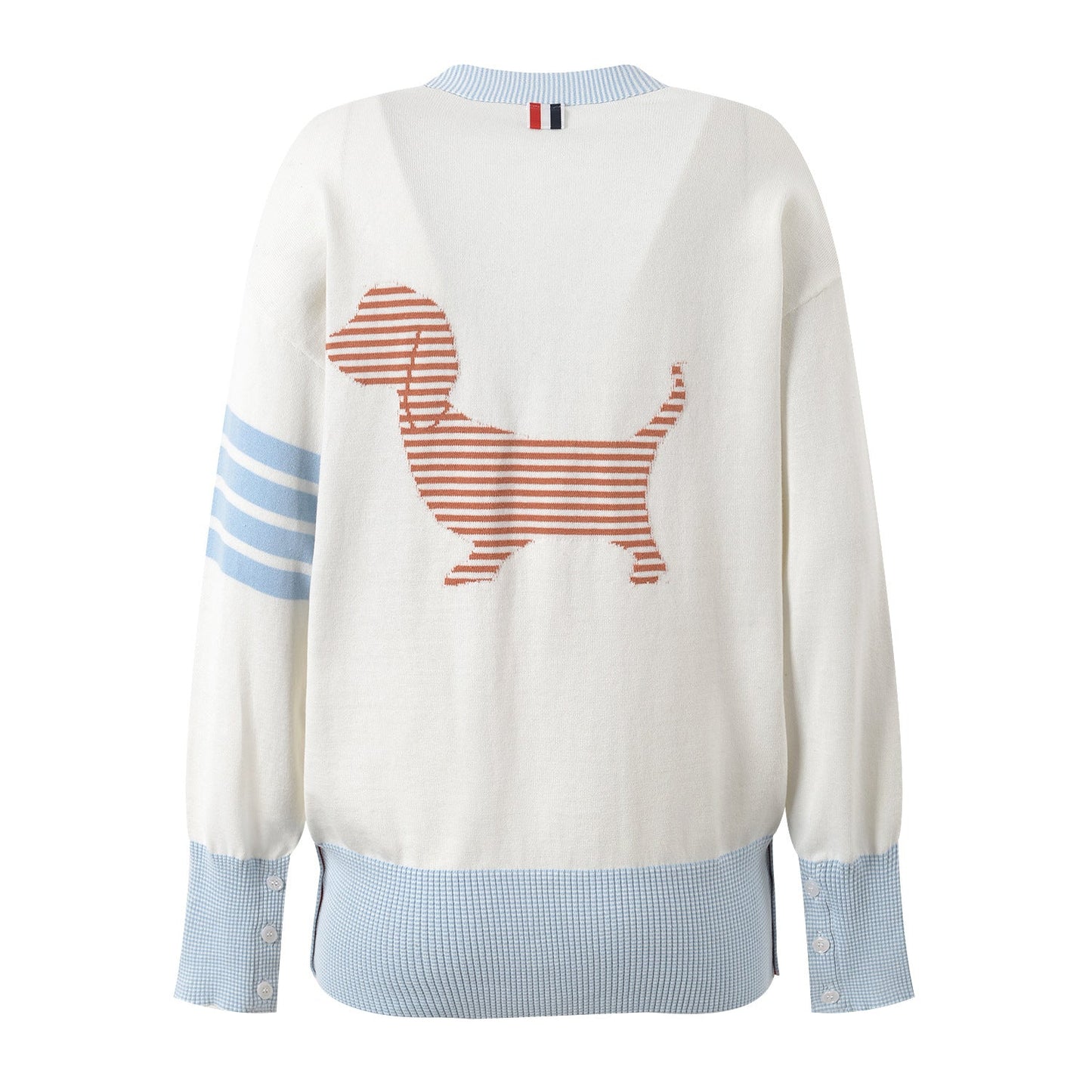 Mid-length V cardigan