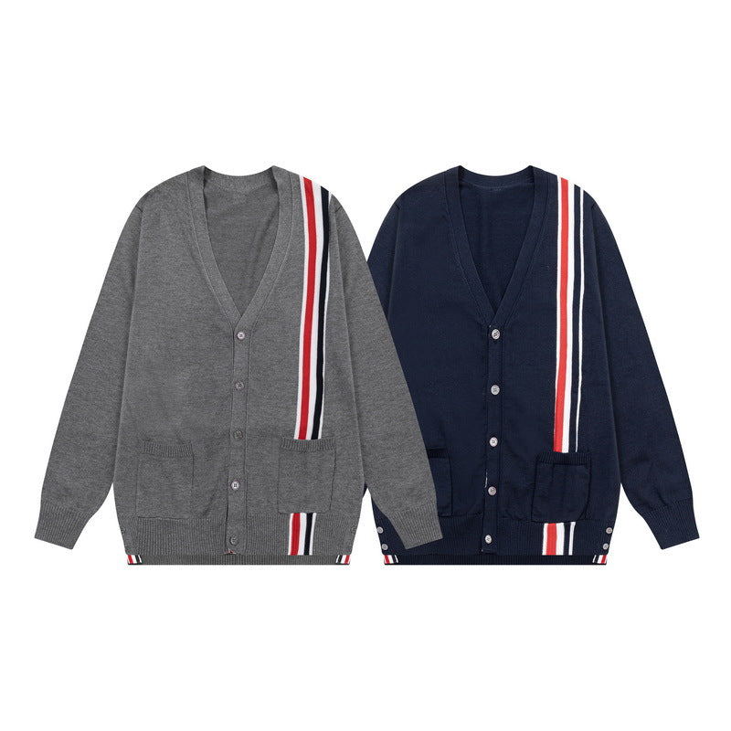 2025SS Side-ribbed cardigan THOM TREND