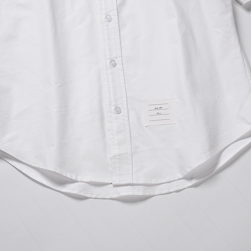 Men's white short sleeve shirt（复制） THOM TREND