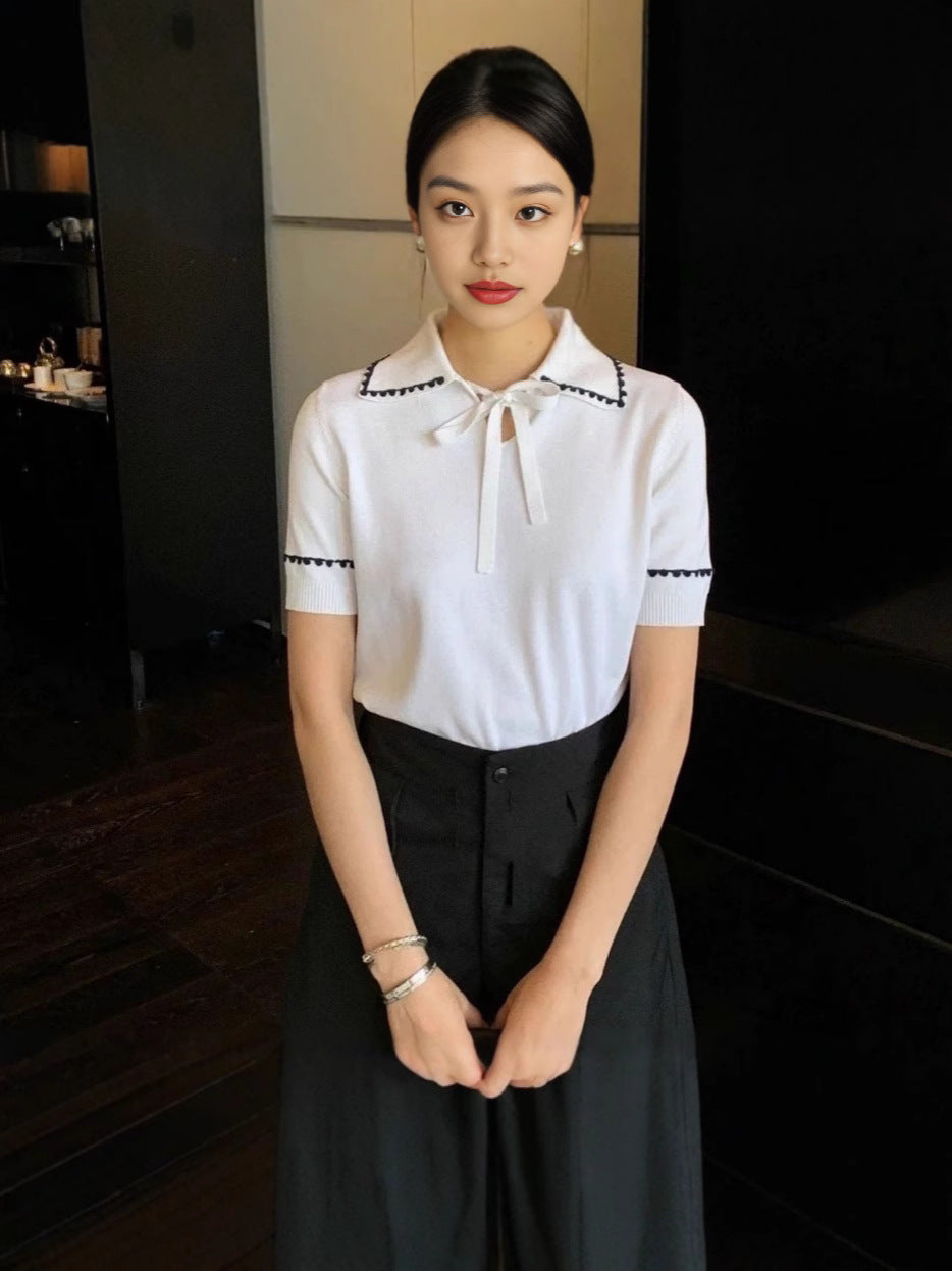 Puppy V-neck short sleeves（副本） THOM TREND