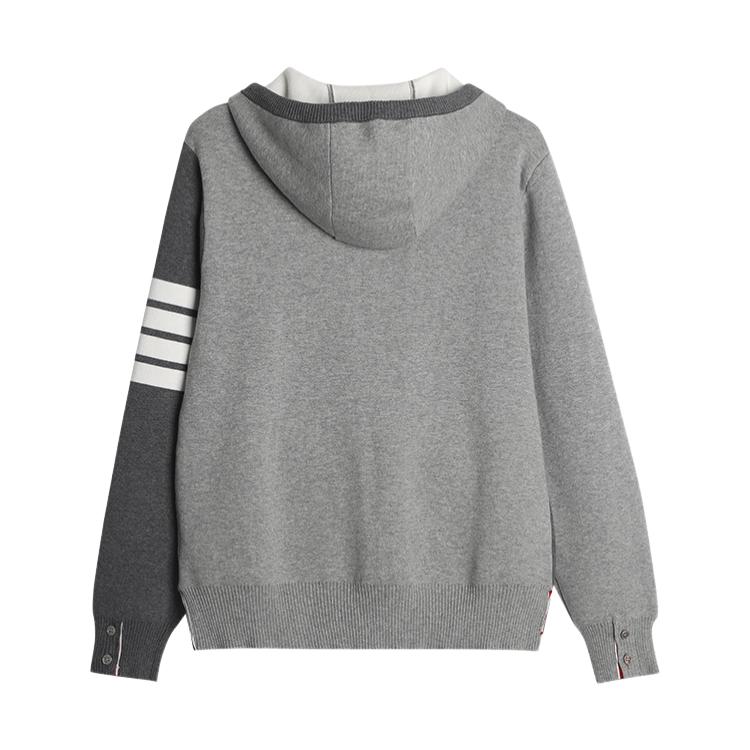 Spring and Autumn Colorblock Hooded Jacket THOM TREND