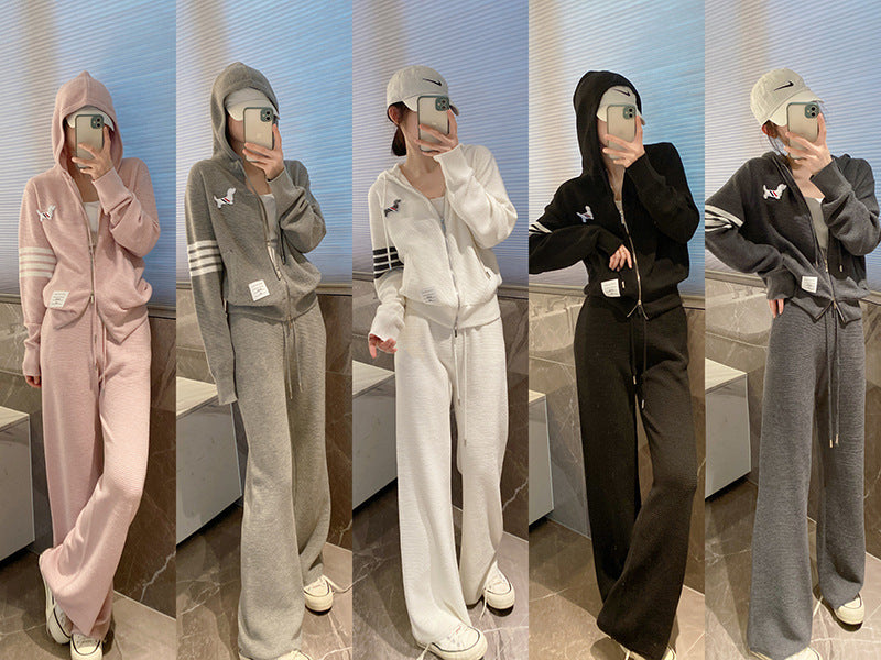 2025SS Women's Hoodie Top + Pants THOM TREND