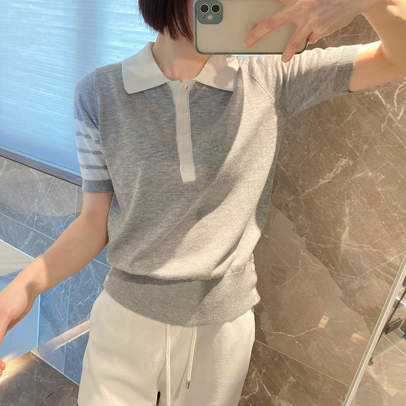 Flower sweater T-shirt