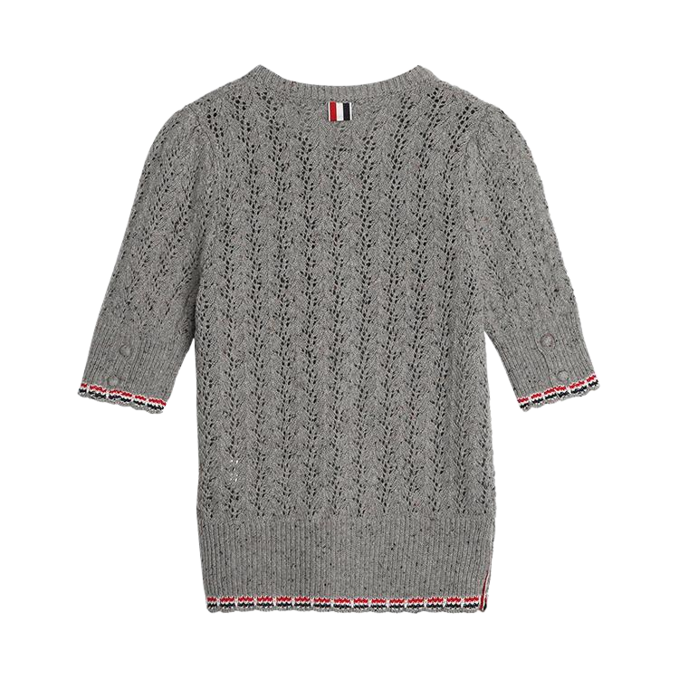 Women's hollow knit T-shirt THOM TREND