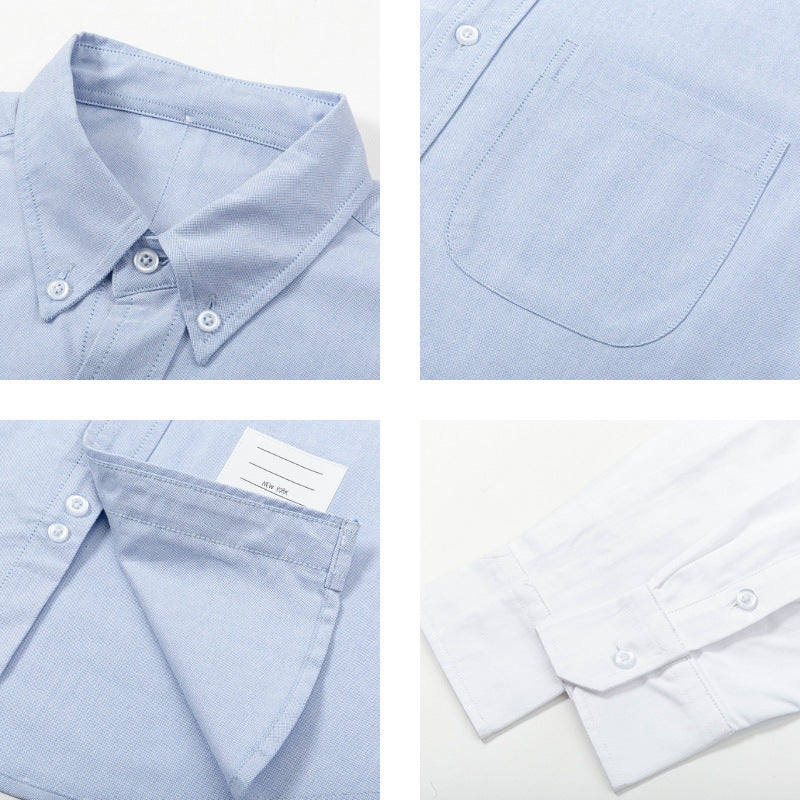 White and grey colorblock shirt（副本） THOM TREND