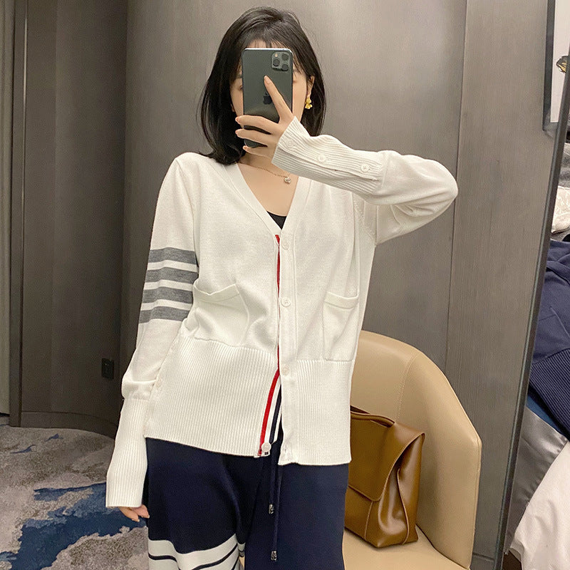 women's solid color sweater（复制） THOM TREND