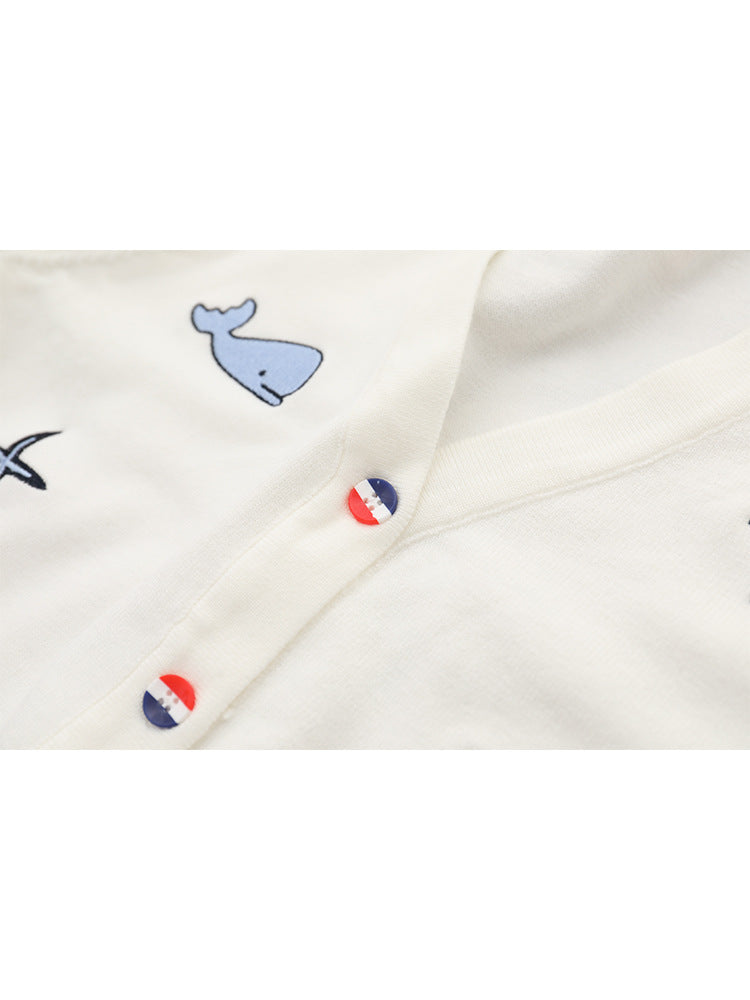 Women's V-neck cardigan