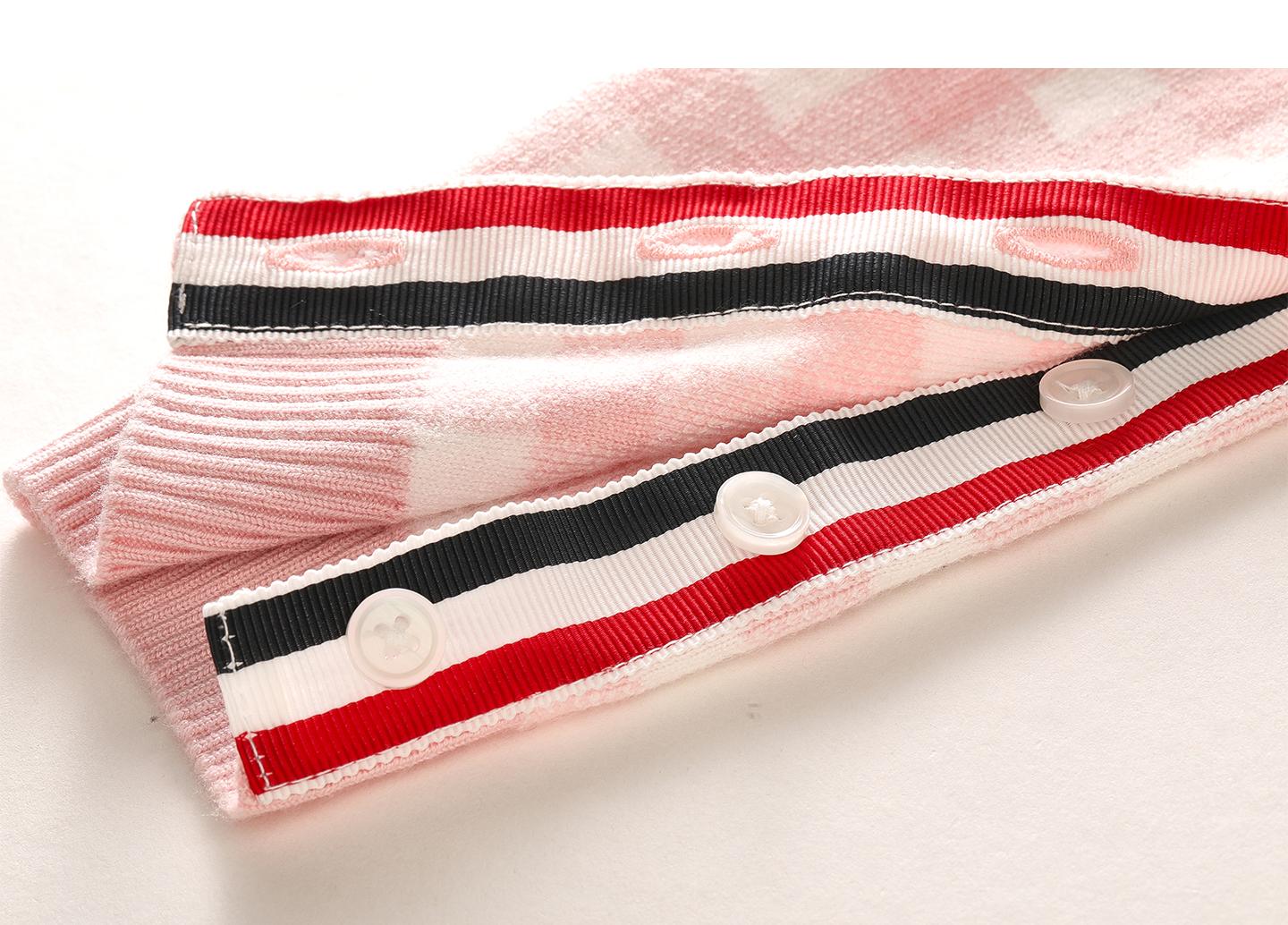 2025SS  Wool plaid cardigan THOM TREND