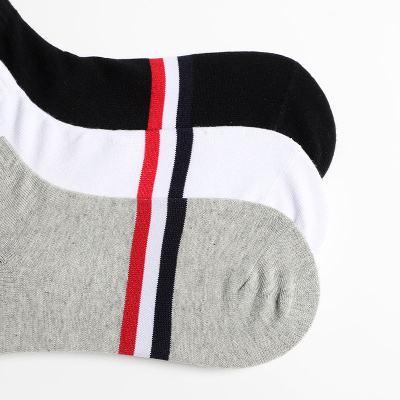 Horizontal striped cotton socks THOM TREND