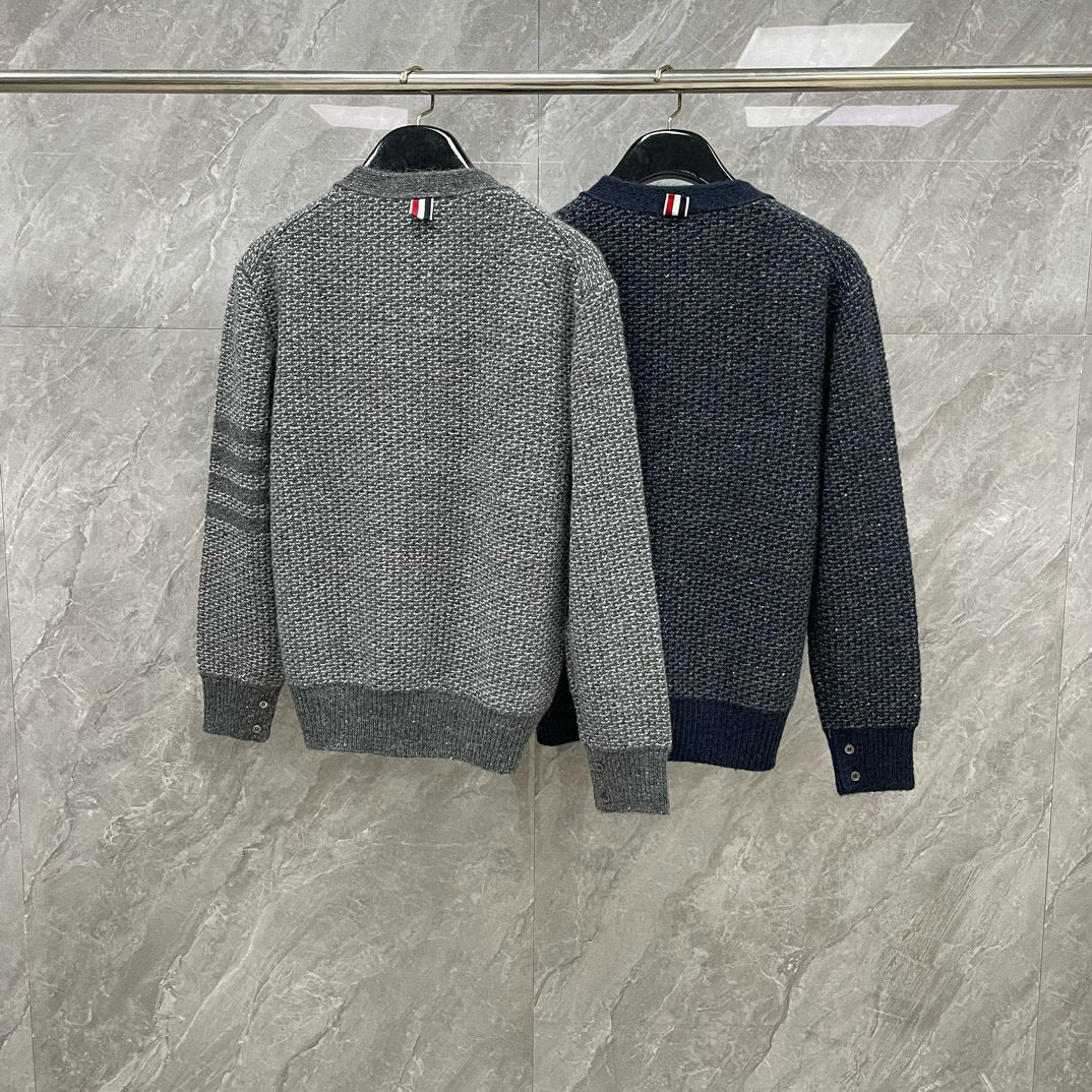 2025SS Snowflake Chunky Knit Cardigan THOM TREND