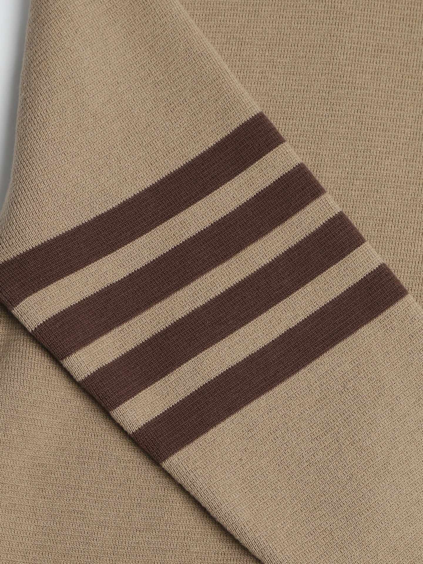 2025SSS Khaki colorblock sweater jacket THOM TREND