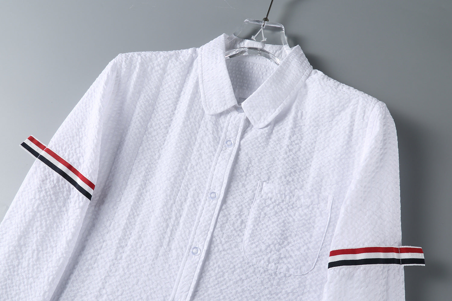 2025SS Women's Seersucker Shirt THOM TREND