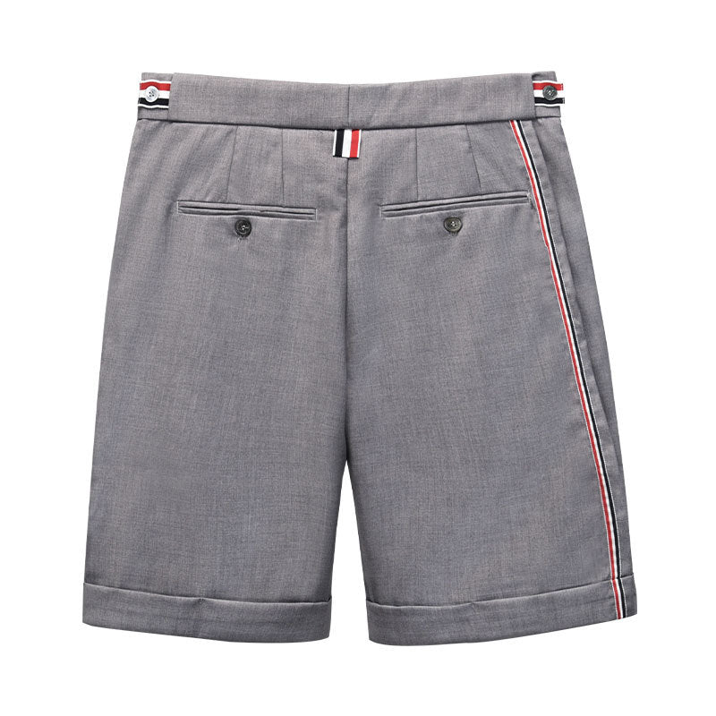 2025SS  Men's striped suit shorts THOM TREND