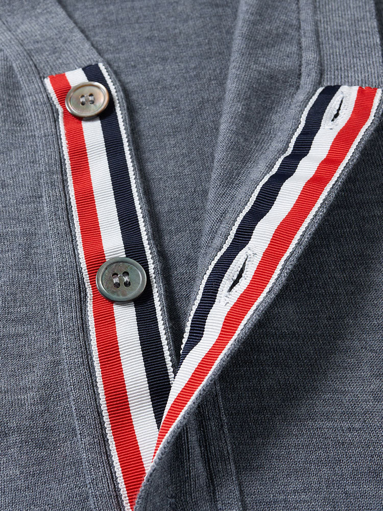 Unisex V-neck thin cardigan THOM TREND