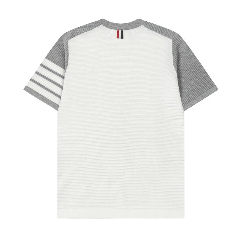 Color patchwork T-shirt（副本） THOM TREND