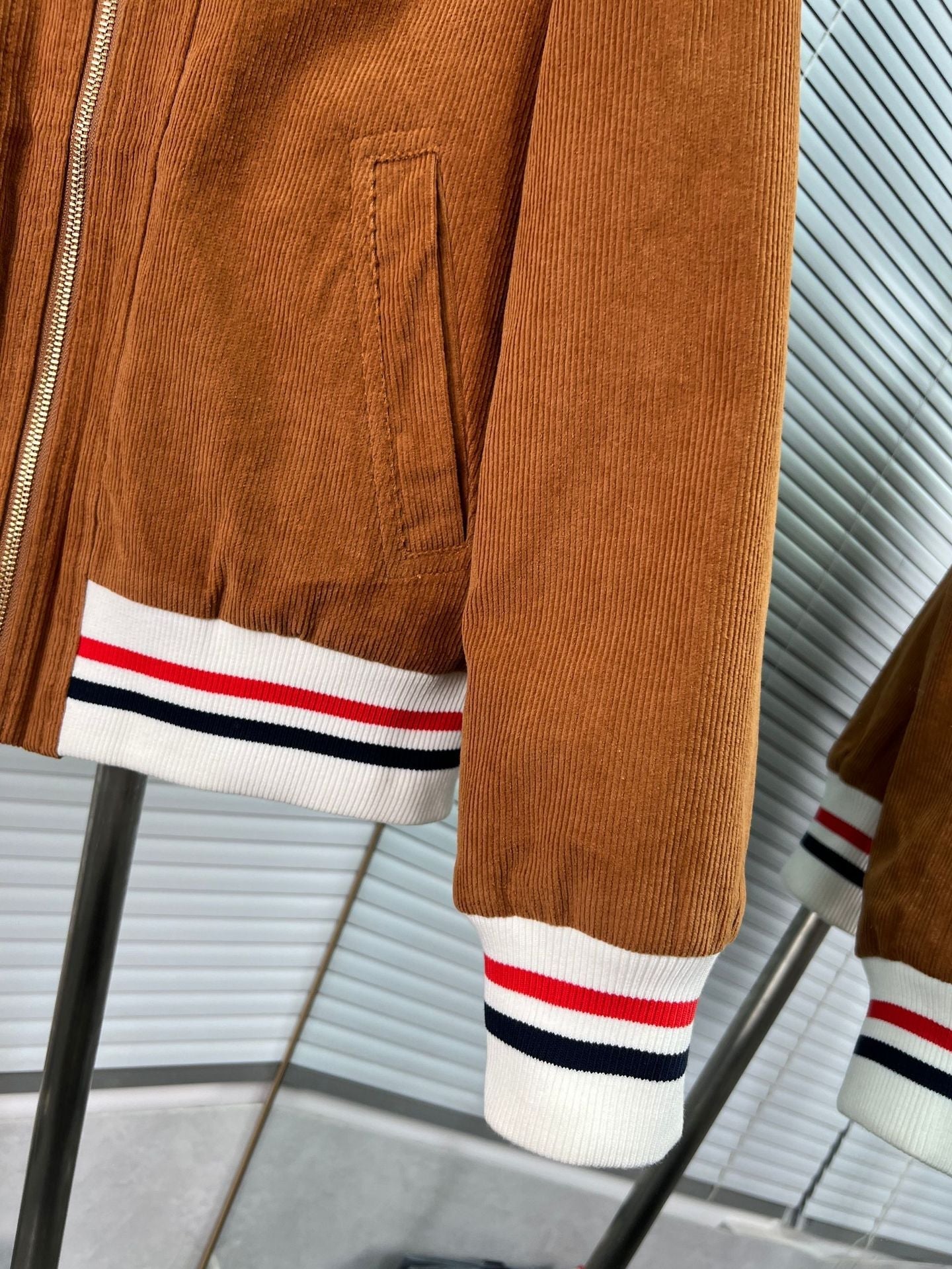 2025SS Corduroy color-block jacket THOM TREND