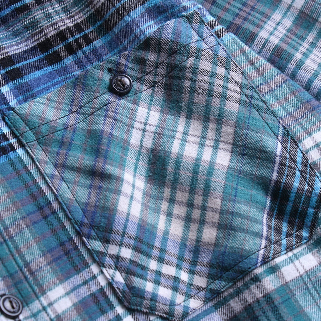 Off-White Men's Arrow Graphic Plaid Overshirt product detail 6