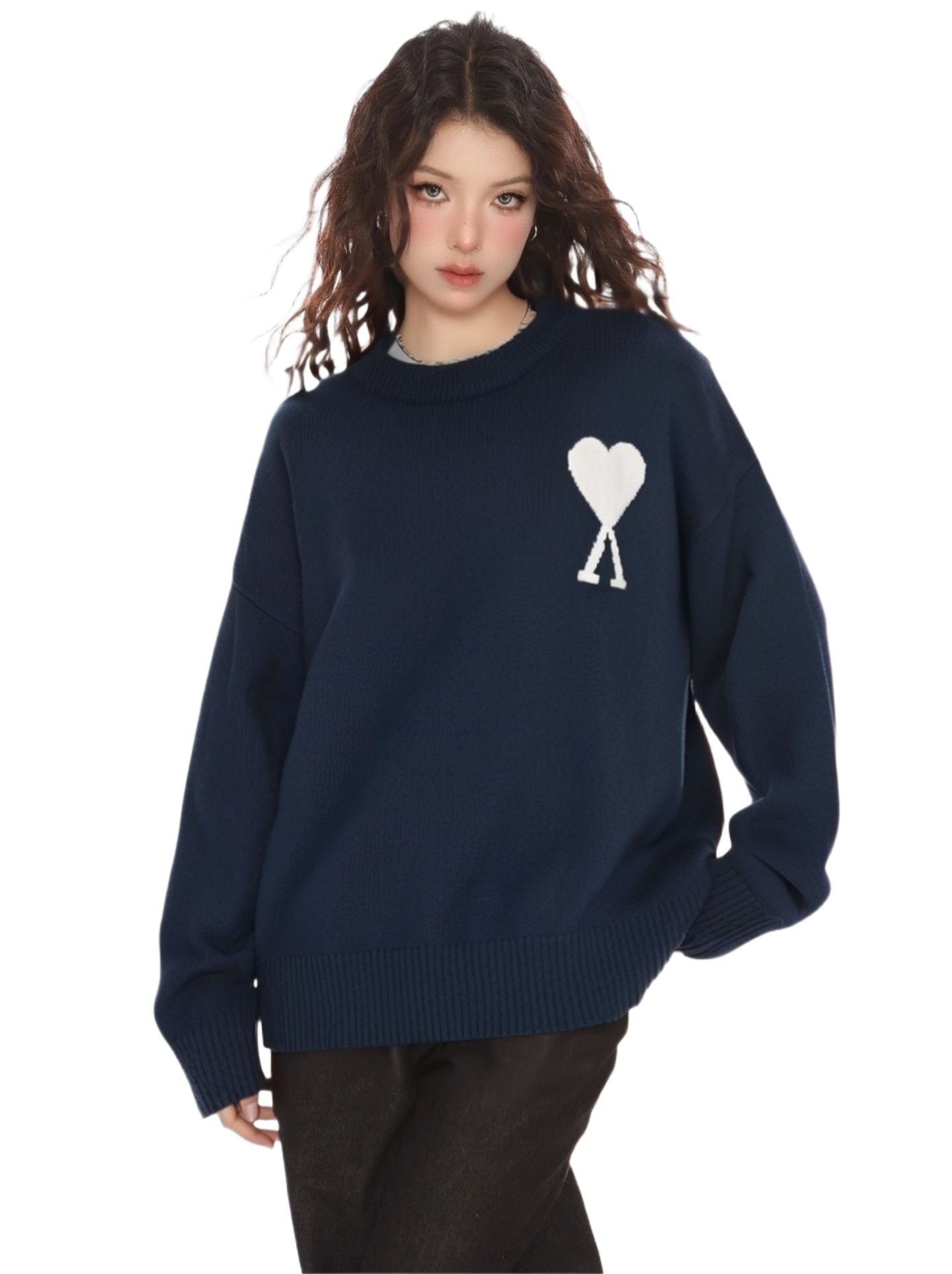 Unisex Heart-Shaped Sweater  TREND