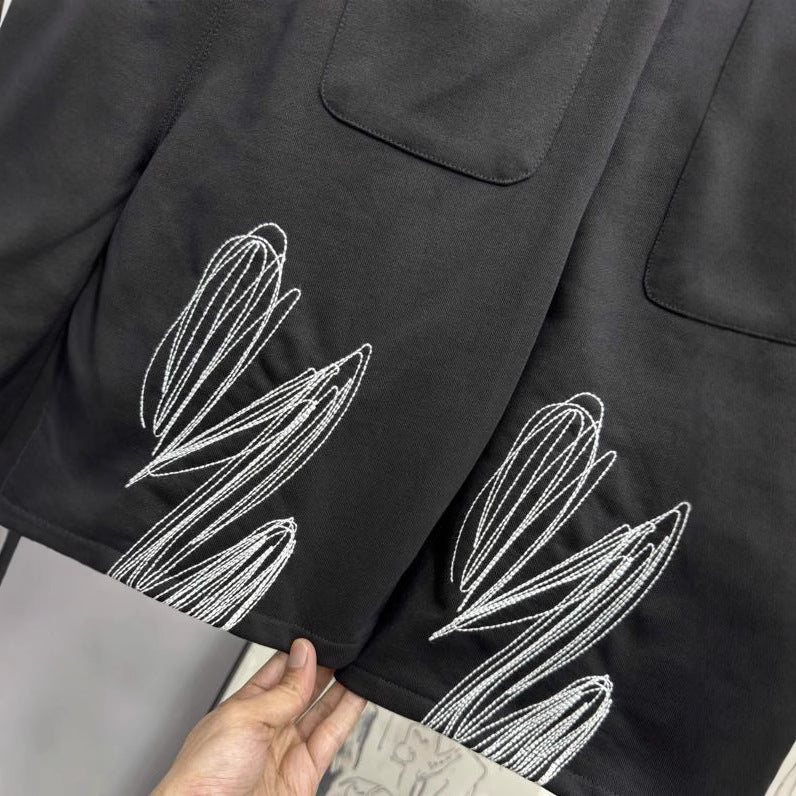 Off-White Men's Minimal OFF Logo Black Sweat Shorts product detail 5