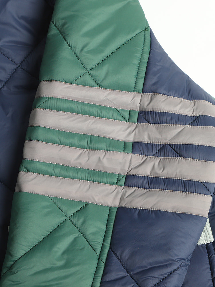 2025SS Women's Colorblock Hooded Jacket THOM TREND