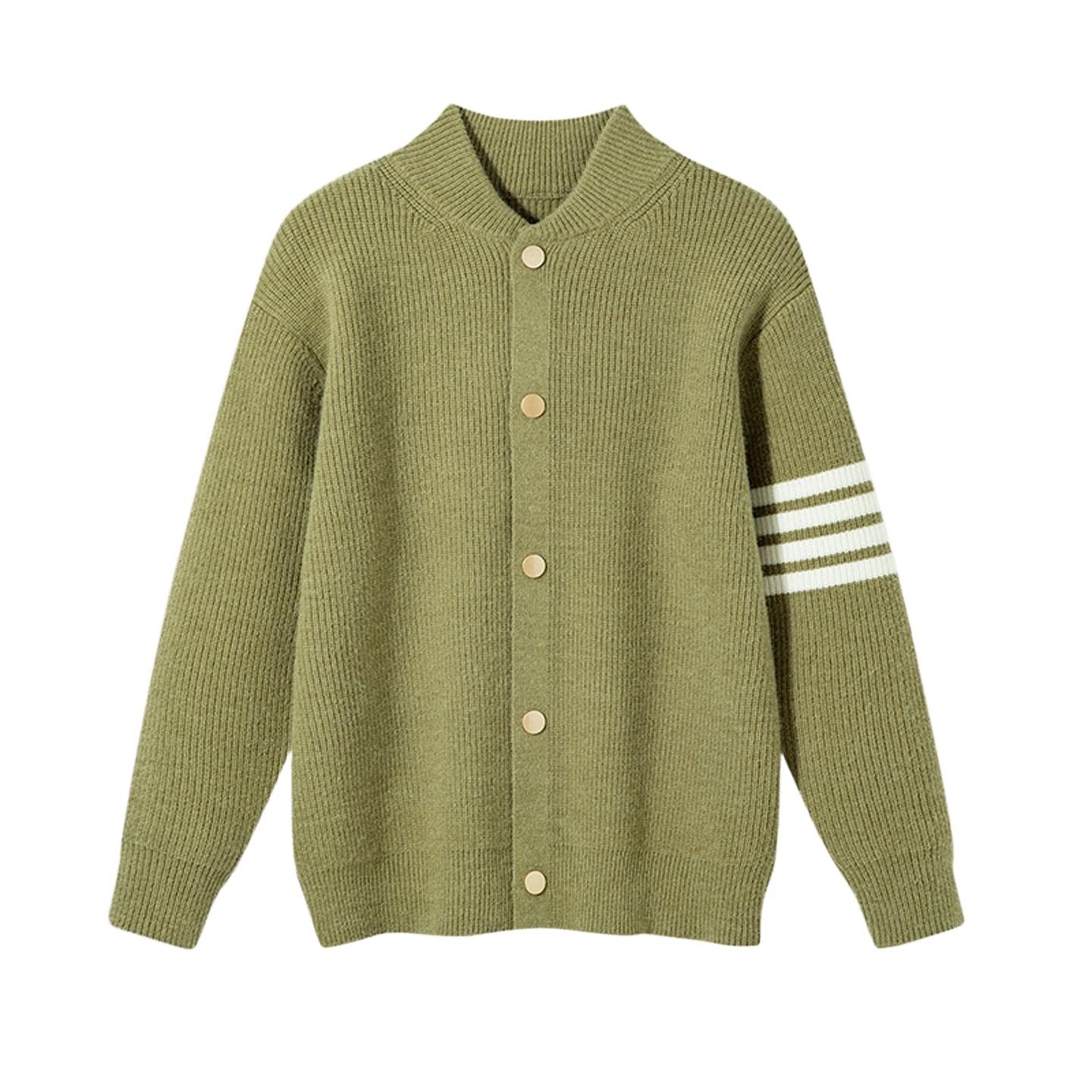 single-breasted knit sweater THOM TREND