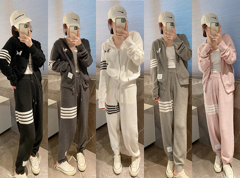 2025SS Women's Hoodie Top + Pants THOM TREND