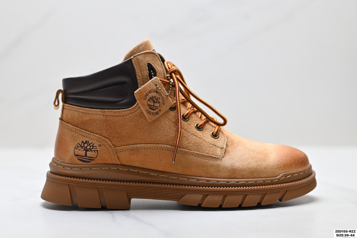 Timberland Wheat Leather Mid Outdoor Boot - right-facing side profile main image