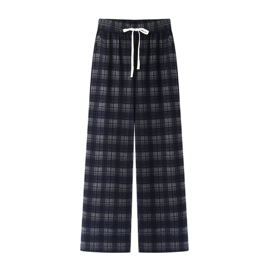 2025SS Plaid brushed trousers THOM TREND
