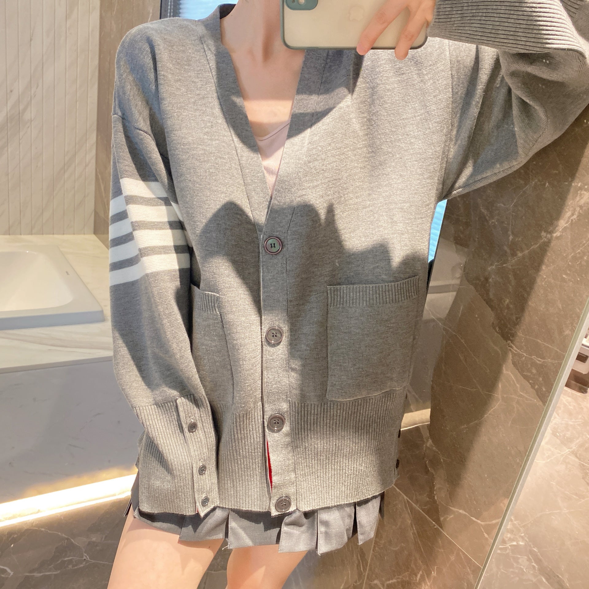 2025SS  mid-length cardigan THOM TREND