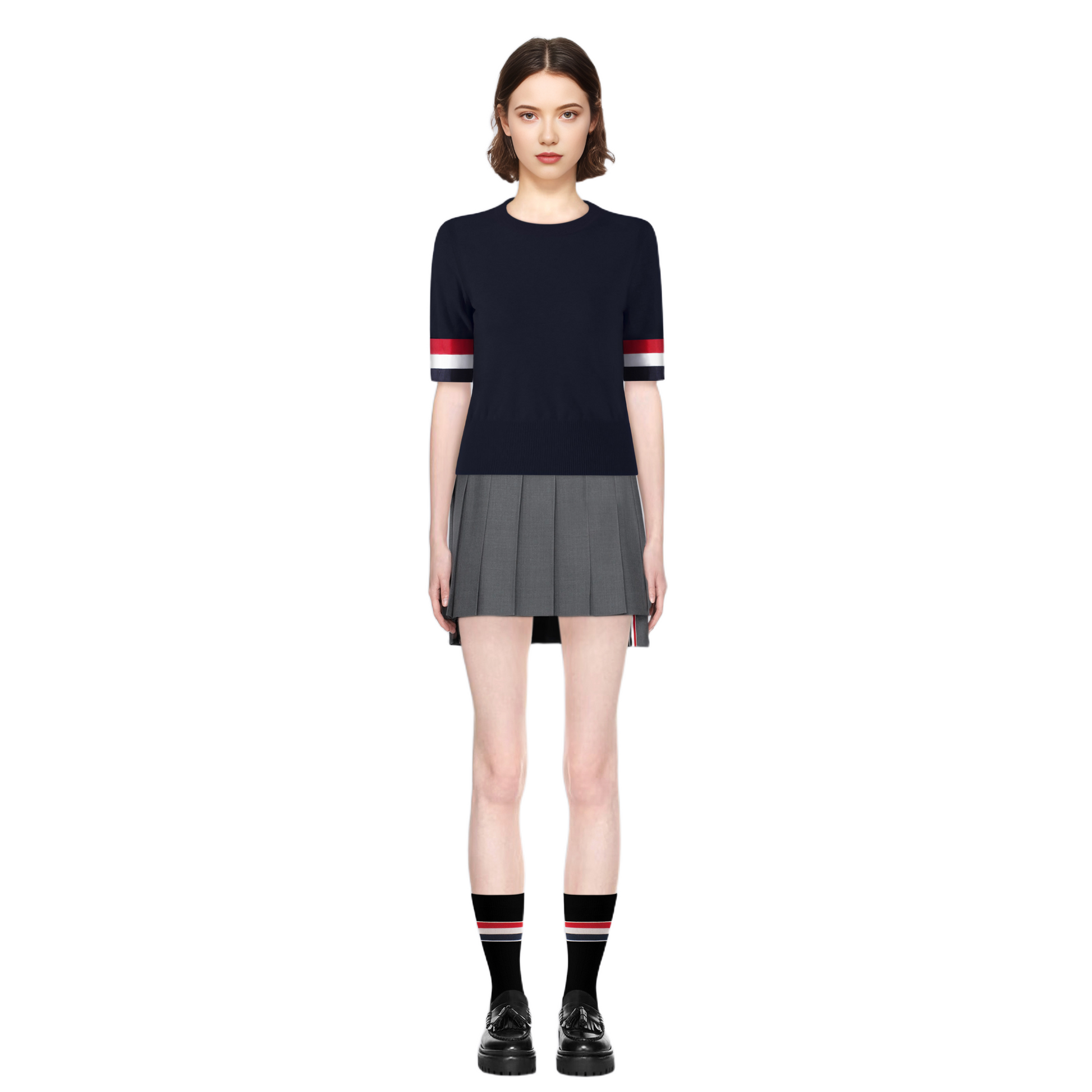 Women's Knitted Wool POLO Shirt（副本） THOM TREND