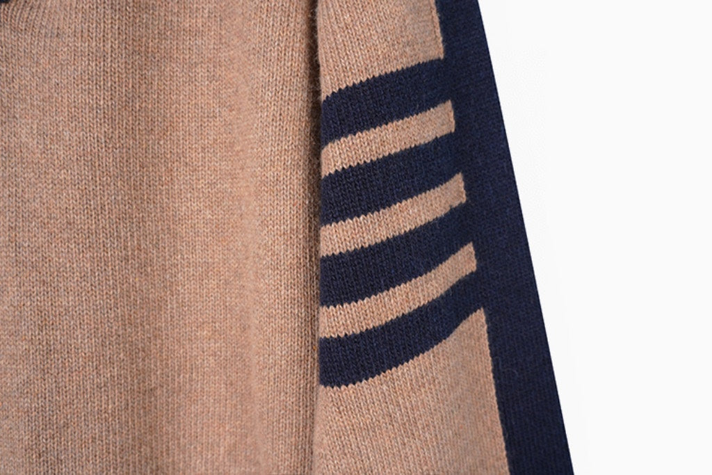 Unisex collared knit sweater THOM TREND